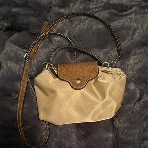 Mini nylon purse with Crossbody